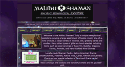 Desktop Screenshot of malibushaman.com