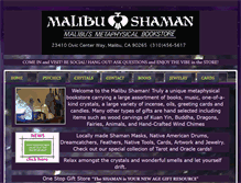 Tablet Screenshot of malibushaman.com